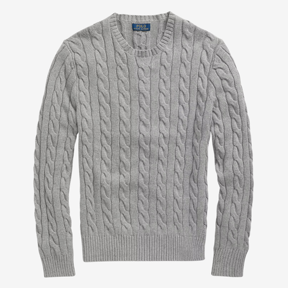 Regent Cable-Knit Cotton Jumper - Buy 2, Get 3 - Christmas Sale