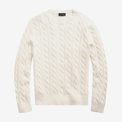 Regent Cable-Knit Cotton Jumper - Buy 2, Get 3 - Christmas Sale