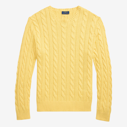 Regent Cable-Knit Cotton Jumper - Buy 2, Get 3 - Christmas Sale