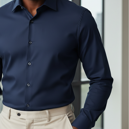 LINEN BLEND ESSENTIAL SHIRT