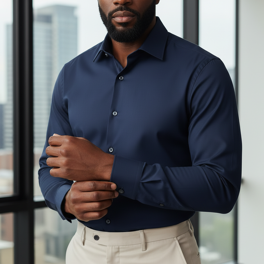 LINEN BLEND ESSENTIAL SHIRT