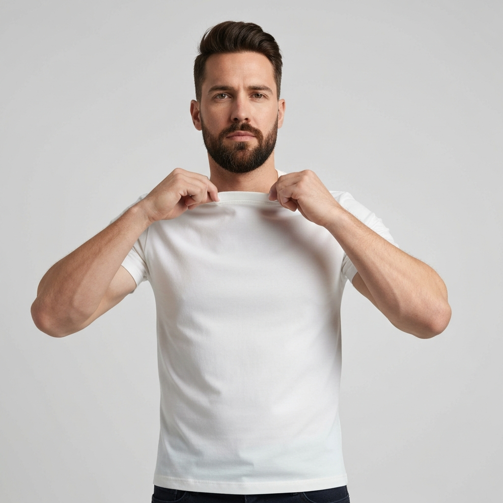 TEXTURED KNIT ESSENTIAL TEE