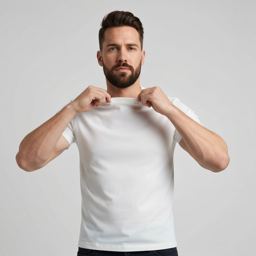 TEXTURED KNIT ESSENTIAL TEE